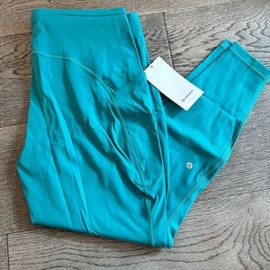 NWT Teal Lagoon lululemon Swift Speed HR Tight 28”